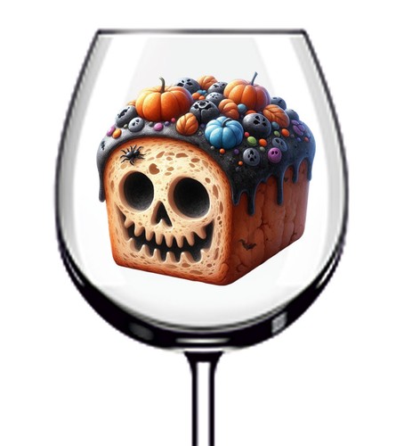 12x halloween spooky bread - halloween,