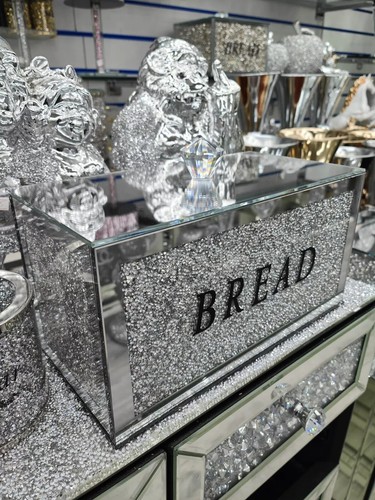 Crushed crystal diamond silver - crushed,