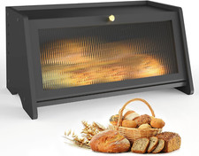 WRENYZK Bamboo Bread Box for