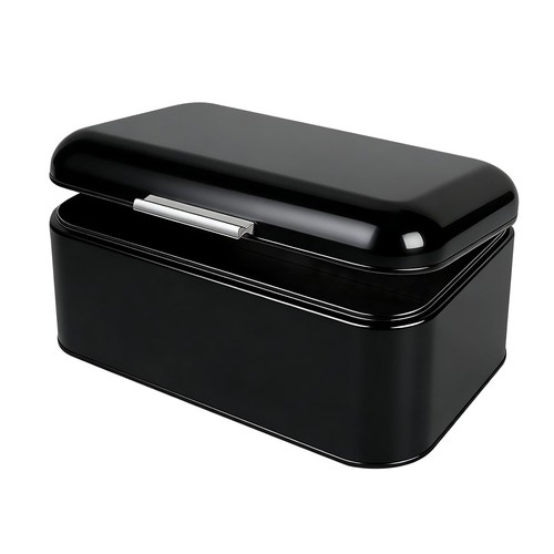 Metal storage with hinged lid - storage,