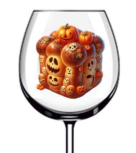 12x halloween spooky bread - halloween,