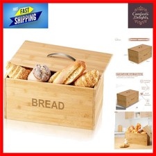Stylish Bamboo Bread Box