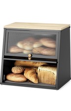 Two-Layer Large Bread Box