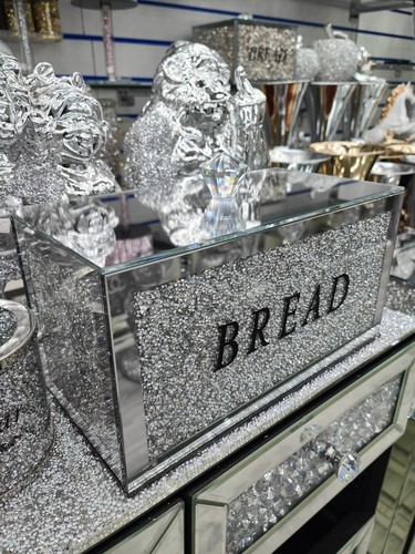 Crushed crystal diamond silver - crushed,
