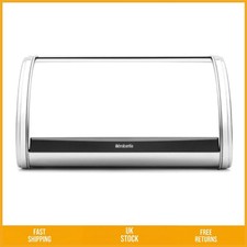 Sleek Roll Top Steel Bread Bin