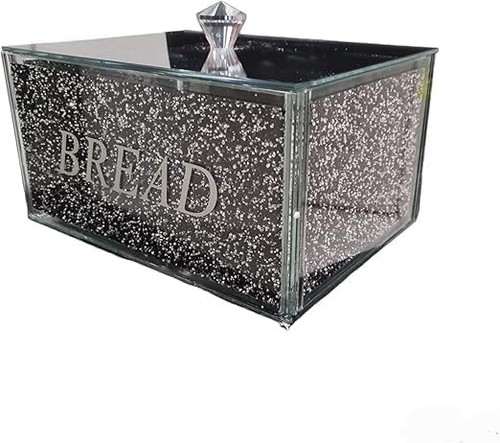 Mirrored bread bin - bread,