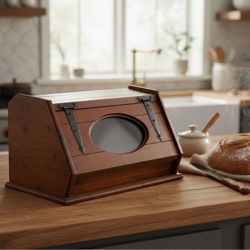 Vintage wood bread - vintage, oval