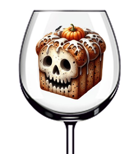12x halloween spooky bread - spooky,