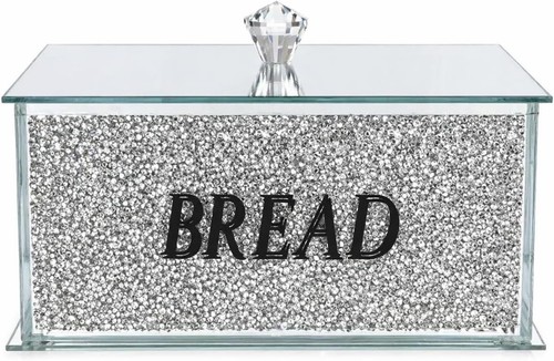 Mirrored bread bin crushed - mirrored,