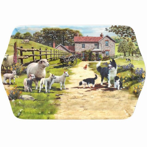 Dog sheep canister trays dish - dog,