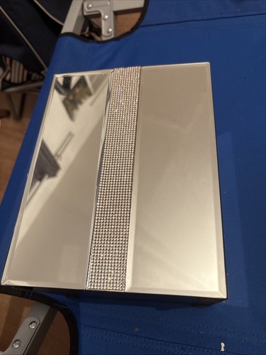 Mirrored waste bin decoration - mirrored,