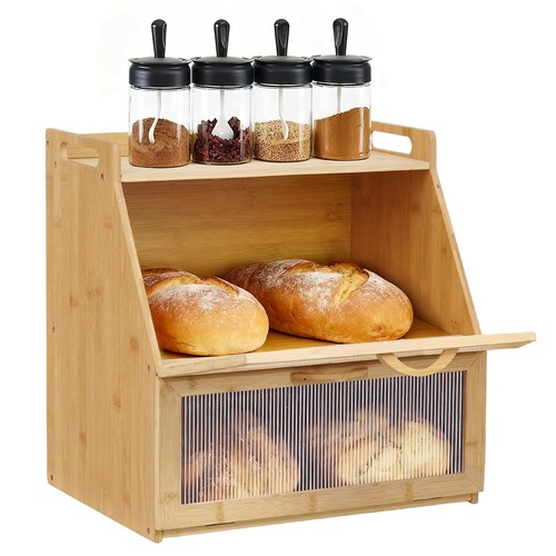 Large bread bins natural - large,
